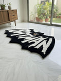 The Batmann Inspired Handmade Rug