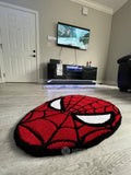 Spiderman Face Inspired Handtufted Rug