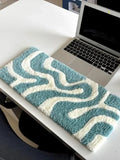 Abstract Design Office Keyboard Rug