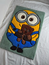 Minion Inspired Handmade Rug