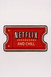 Netflixx & Chill Inspired Handmade Rug