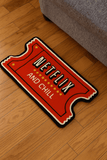 Netflixx & Chill Inspired Handmade Rug