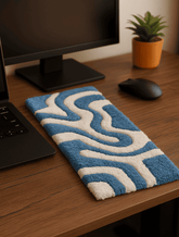 Abstract Design Office Keyboard Rug