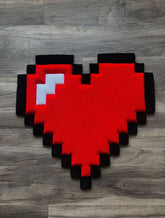 Pixel Heart Cute Rug