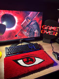 Sharingan Naruto-Inspired Keyboard Rug