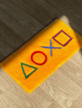 PlayStation-Inspired Keyboard Rug