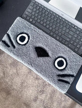 Totoro Grey Spirit Keyboard Rug
