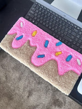 Sprinkle Donut-Inspired Handmade Rug