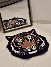 Tiger Face Handmade Rug – Bold