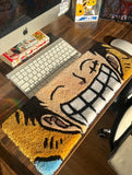 Straw Hat Luffy-Inspired Keyboard Rug