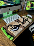 Zoro-Inspired Handmade Keyboard Rug