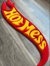 Hot Mess-Inspired Handmade Rug