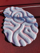 3D Pink Texture Area Rug