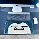 Snorlax-Inspired Keyboard Rug