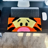 Tiger Inspired Keyboard Rug