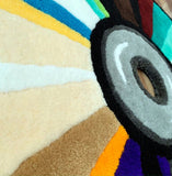 CD-Inspired Handmade Rug