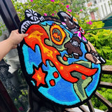 Astroworld-Inspired Travis Scott Rug