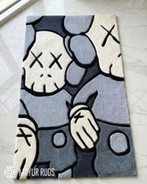 KAWSS-Inspired Art Handtufted Rug