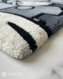 KAWSS-Inspired Art Handtufted Wollen Rug