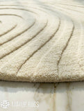 Modern Oval Wool Handtufted Custom Rug