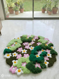Mossy Meadow Nature Inspired Rug