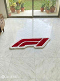 F1-Inspired Handmade Rug – Racing Theme