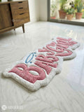 BabyGirl Typography Cozy Handtufted Rug