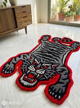 Fierce Tiger Handtufted Rug – Wildlife Decore