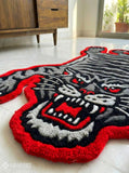 Fierce Tiger Handtufted Rug – Wildlife Decore