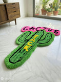Cactus Jack–Inspired Hand-Tufted Wool Rug