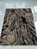 Estra Modern Wool & Silk Blend Hand-Tufted Rug