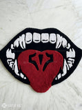 Sukuna tufting art hand-tufted wool rug with dark anime aesthetic design by Mayur Rugs