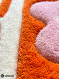 HOPE typography hand-tufted wool rug with minimalist inspirational aesthetic design by Mayur Rugs