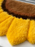 Sunflower Floral Aesthetic Keyboard Rug