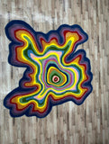 Splash Irregular Shaped Rug
