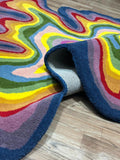 Splash Irregular Shaped Rug