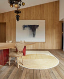 Hand-Tufted Geometric Pattern Wool Rug