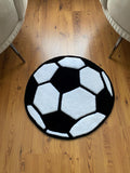Football Design Handmade Rug