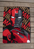 Iron Man Inspired Superhero Handmade Rug