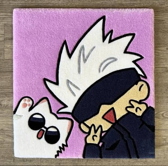 Gojo Custom Rug Gojo Cute Handmade Rug – Mayur Rugs
