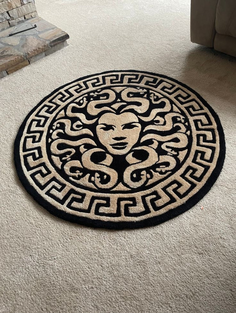 Versacee-Inspired Handtufted Rug