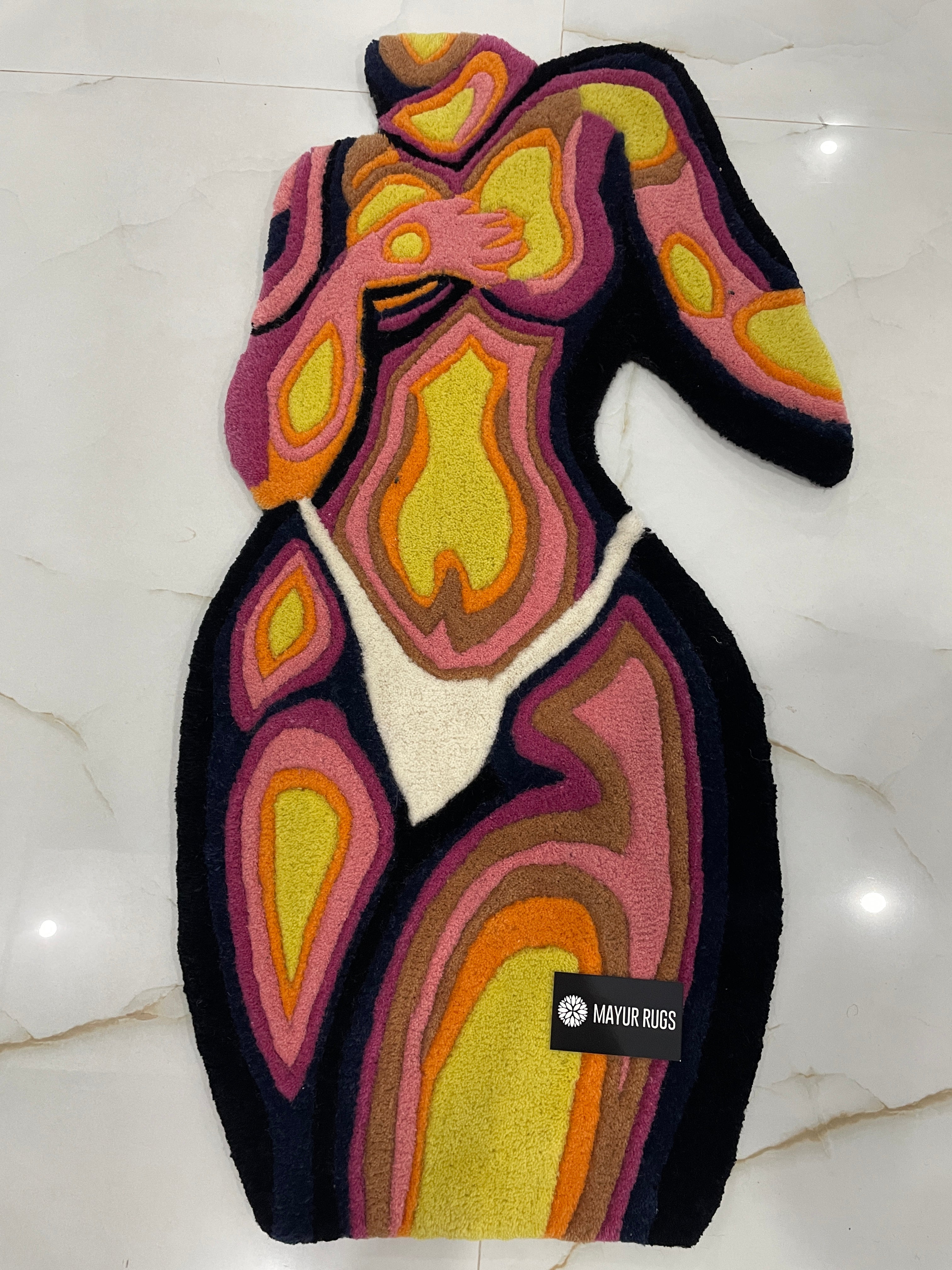 Thermal Body Art Handmade Rug