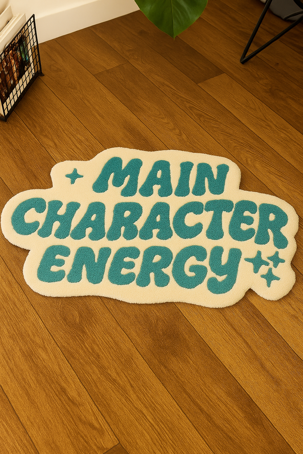 Main Character Energy Handmade Rug