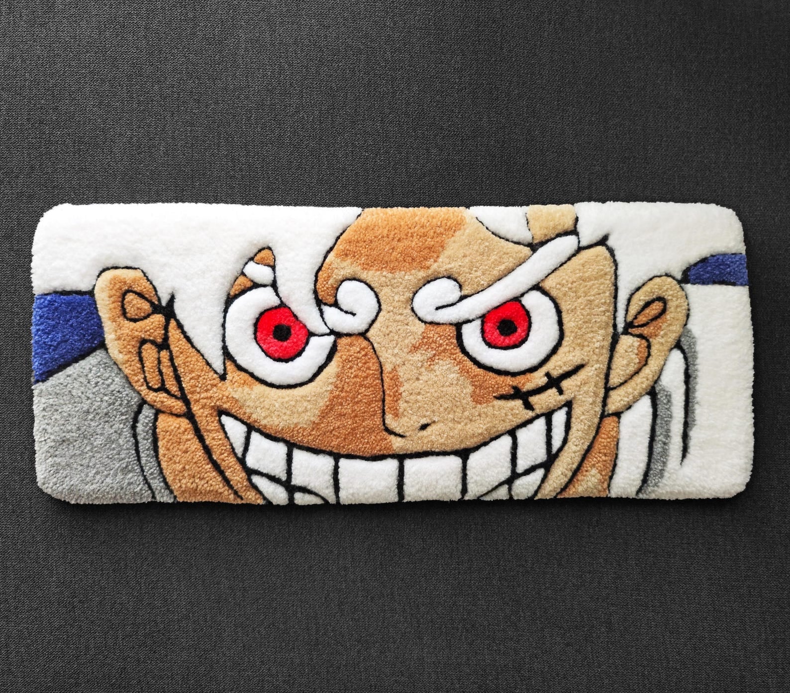 luffy gear 5 rug Luffy Joyboy Inspired Keyboard Rug – Mayur Rugs