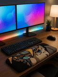 Naruto-Inspired Keyboard Handmade Rug