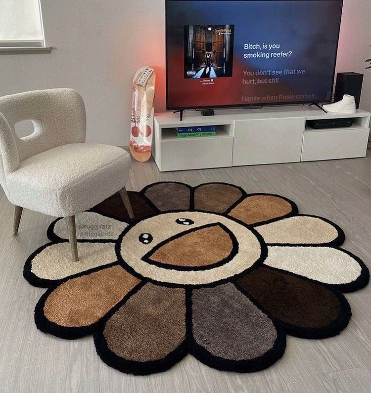 Murakami Flower Handmade Rug