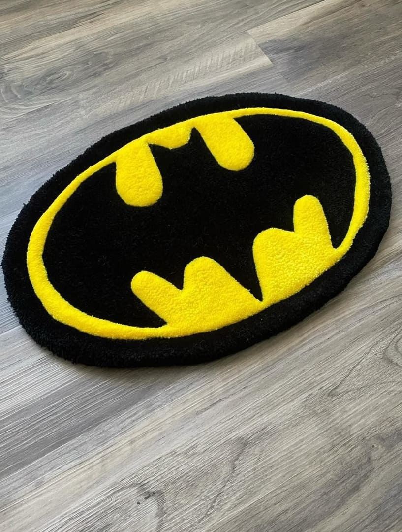 Batman Symbol Handmade Rug