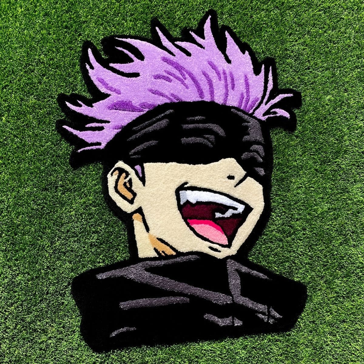 Gojo JJK Inspired Handmade Rug – Anime
