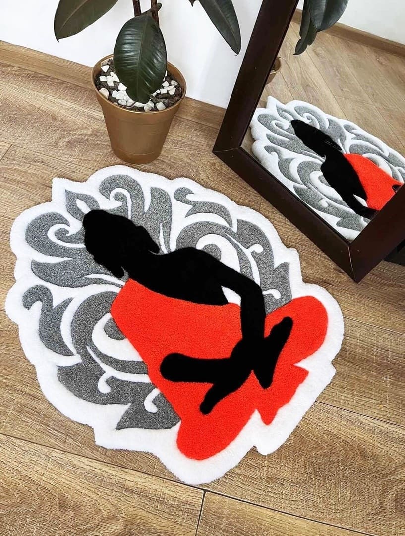 Meditation Buddha Handmade Rug