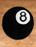 8 Ball Pool Inspired Handmade Rug